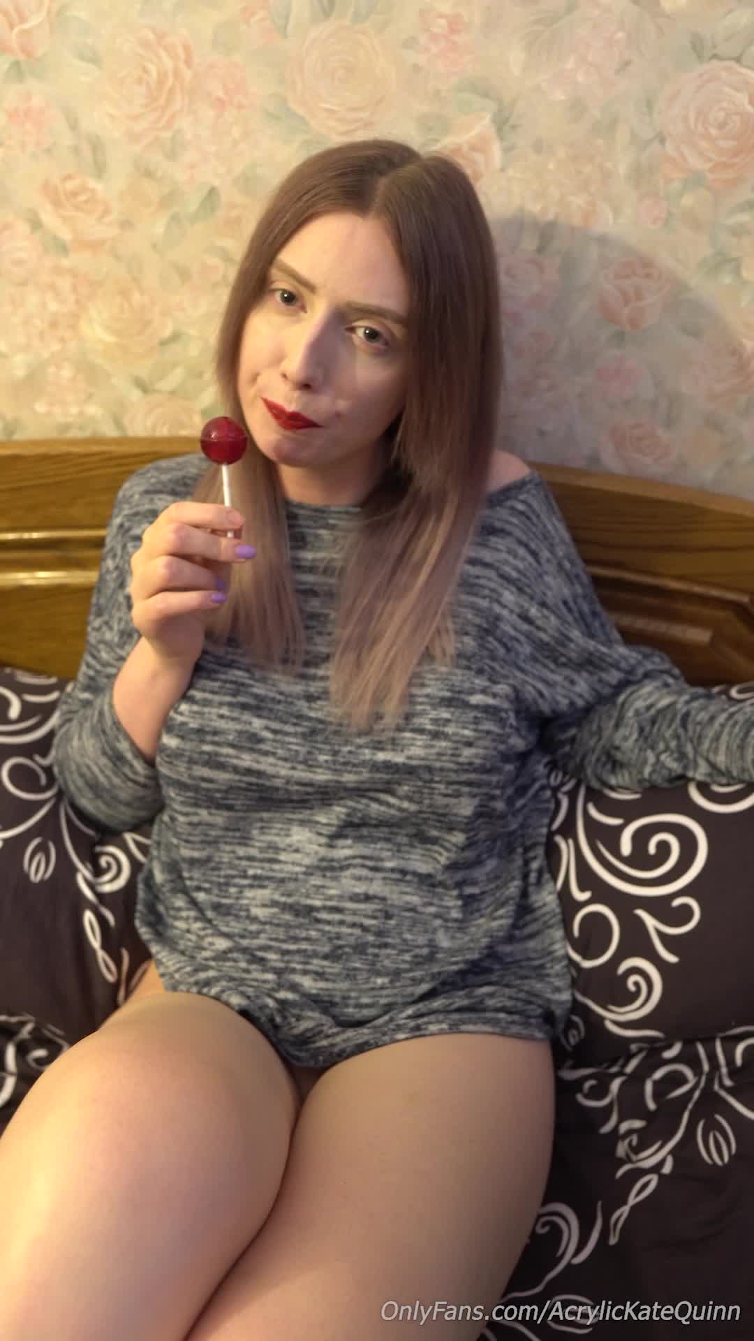 Playing with My Lolipop and My Cock